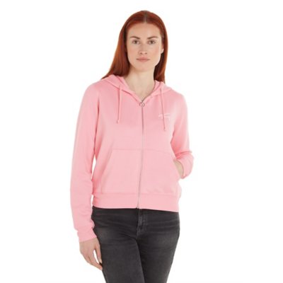 Sweatshirt zippé à capuche femme Reg Signature Zip Thru TOMMY HILFIGER