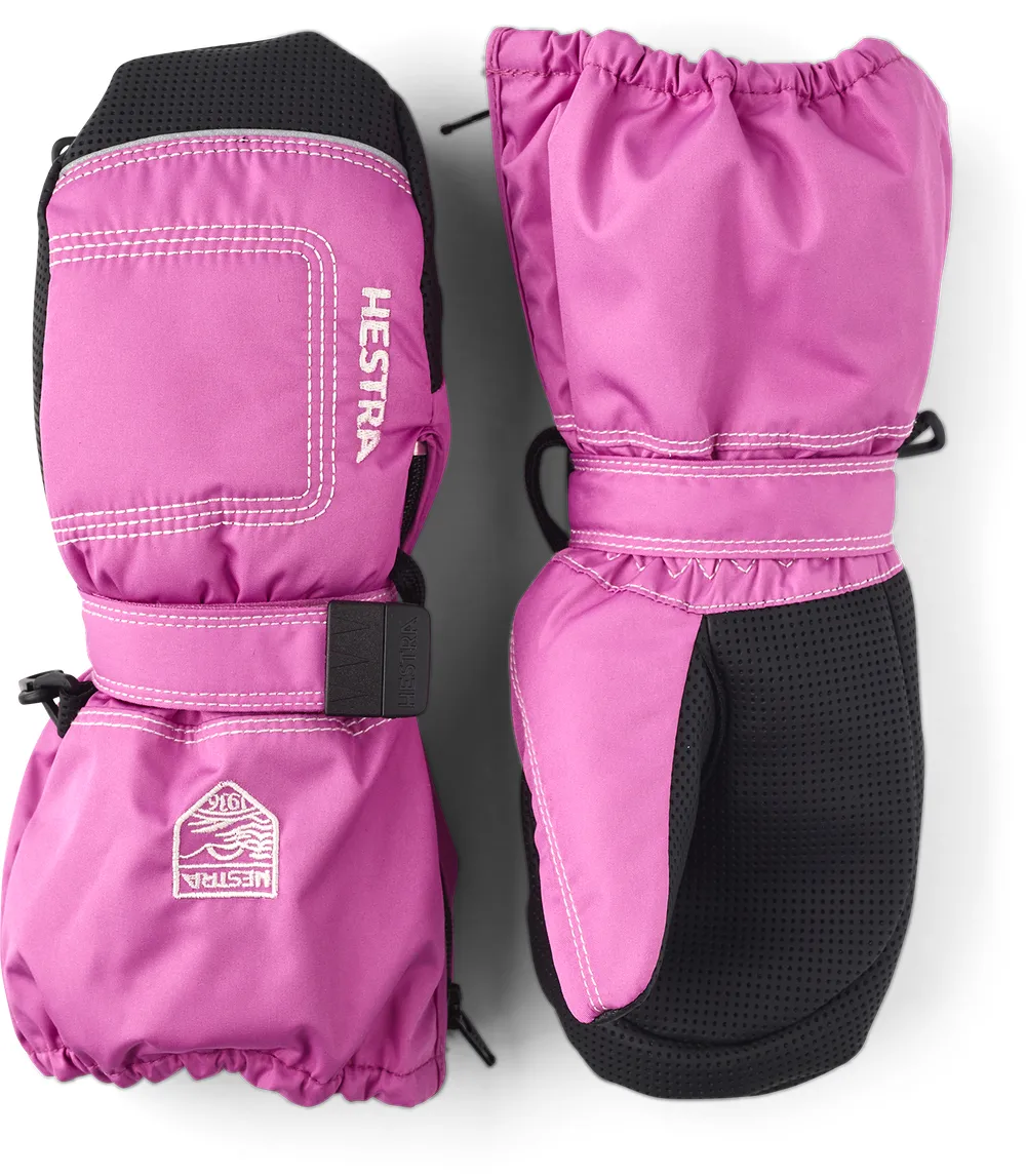 Hestra Baby Zip Long Mitt Cerise