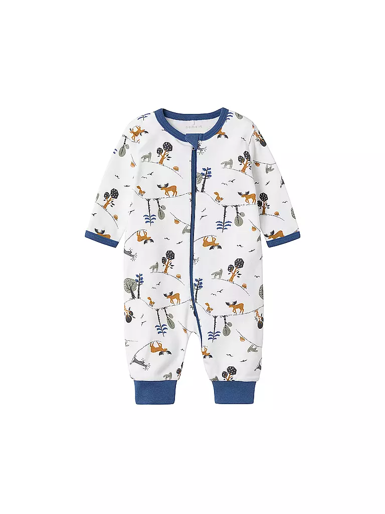 NAME IT Baby Schlafoverall NBMNIGHTSUIT  weiss