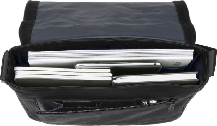 Leonhard Heyden Messenger Bag L Sort