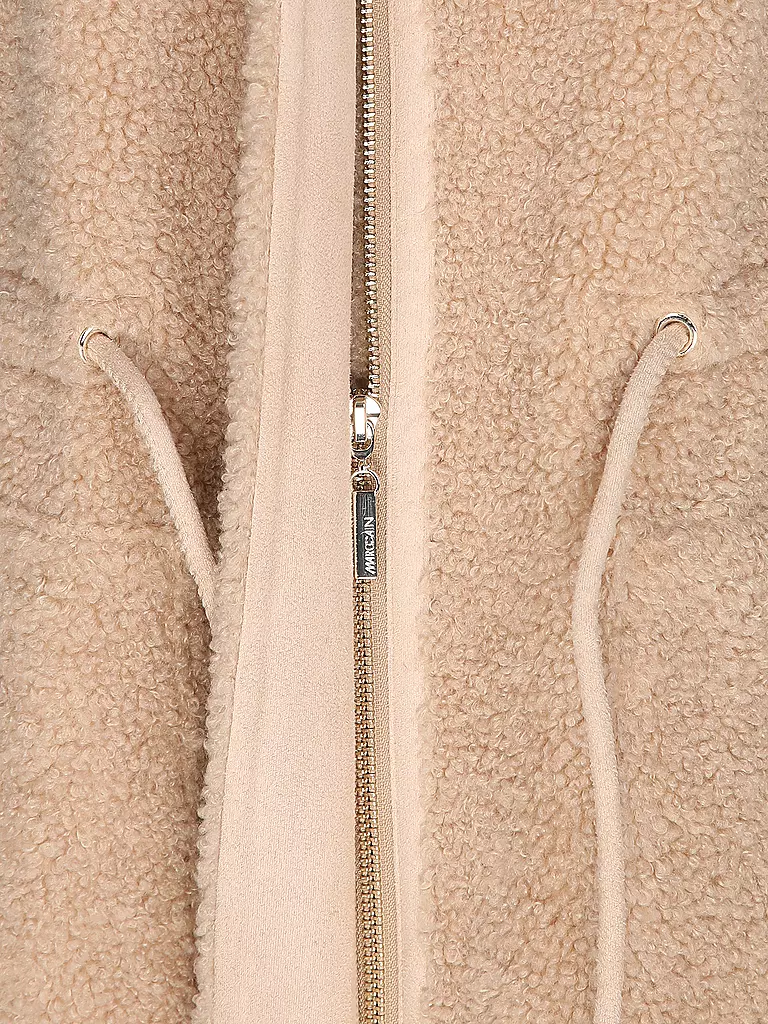 MARC CAIN  Mantel in Felloptik braun