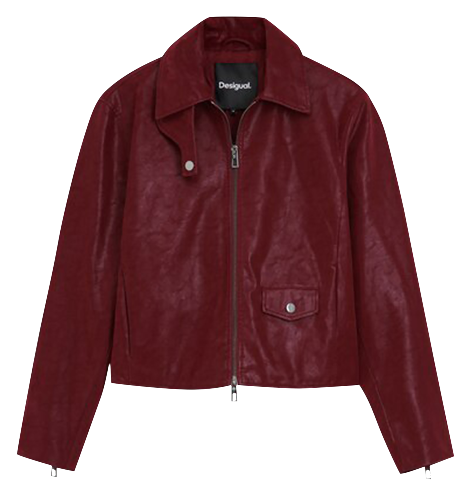 Veste droite courte| Rouge