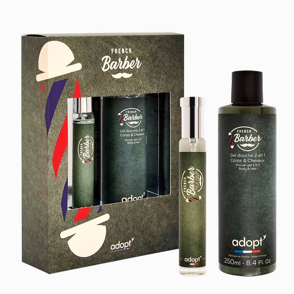 French barber - Coffret eau de parfum 30ml + gel douche