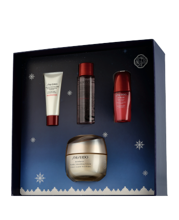 Shiseido Benefiance Set mit Wrinkle Smoothing Cream 50ml-15ml-30ml-10ml