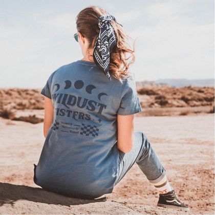 T-Shirt manches courtes Wildust WILDUST SISTERS - Bleu