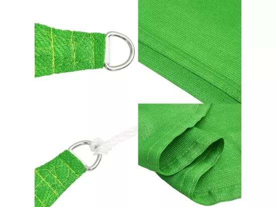 Voile d'ombrage 160 g/m² Vert clair 3x5 m PEHD