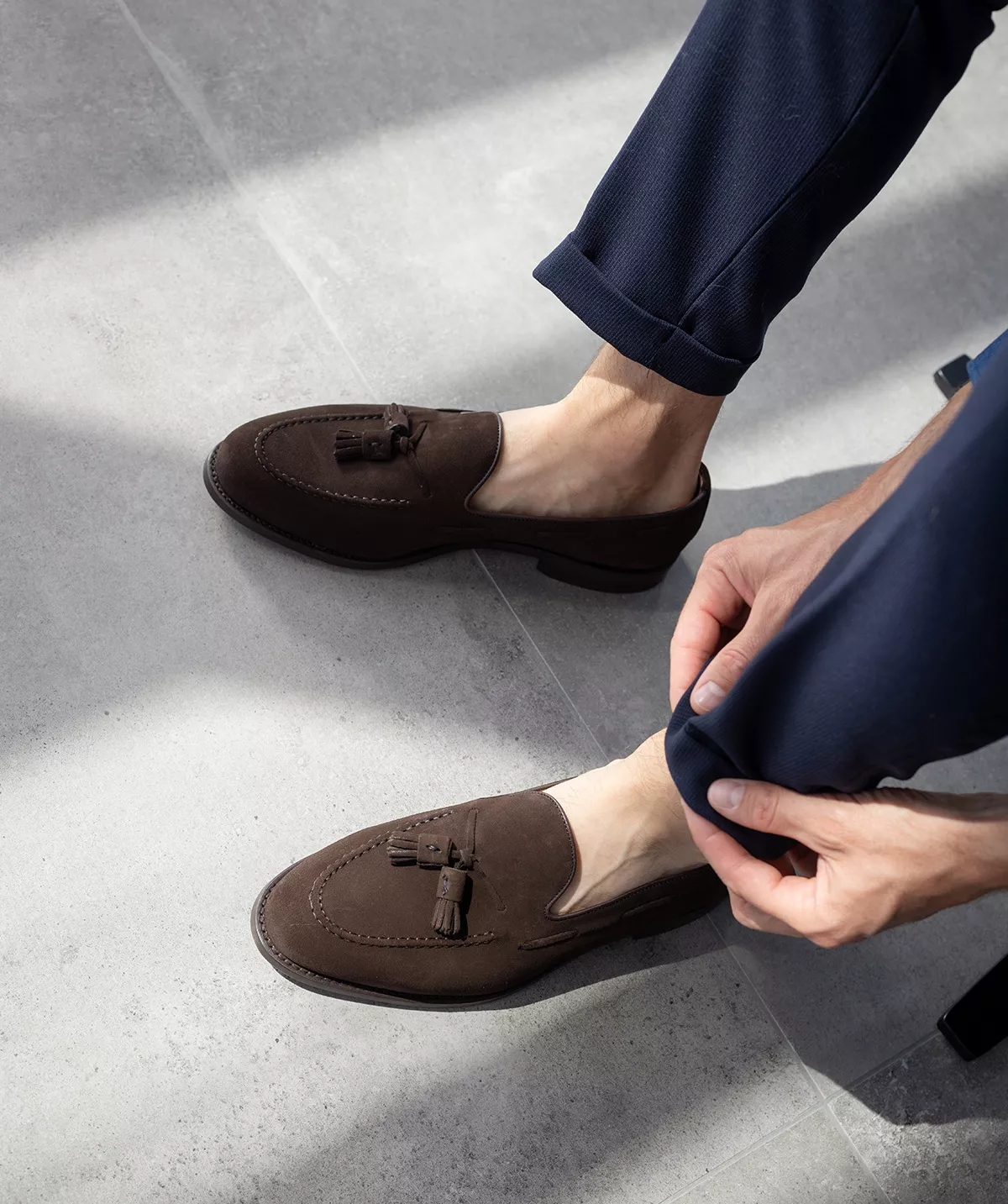 Mocassin OLDEN Daim Marron
