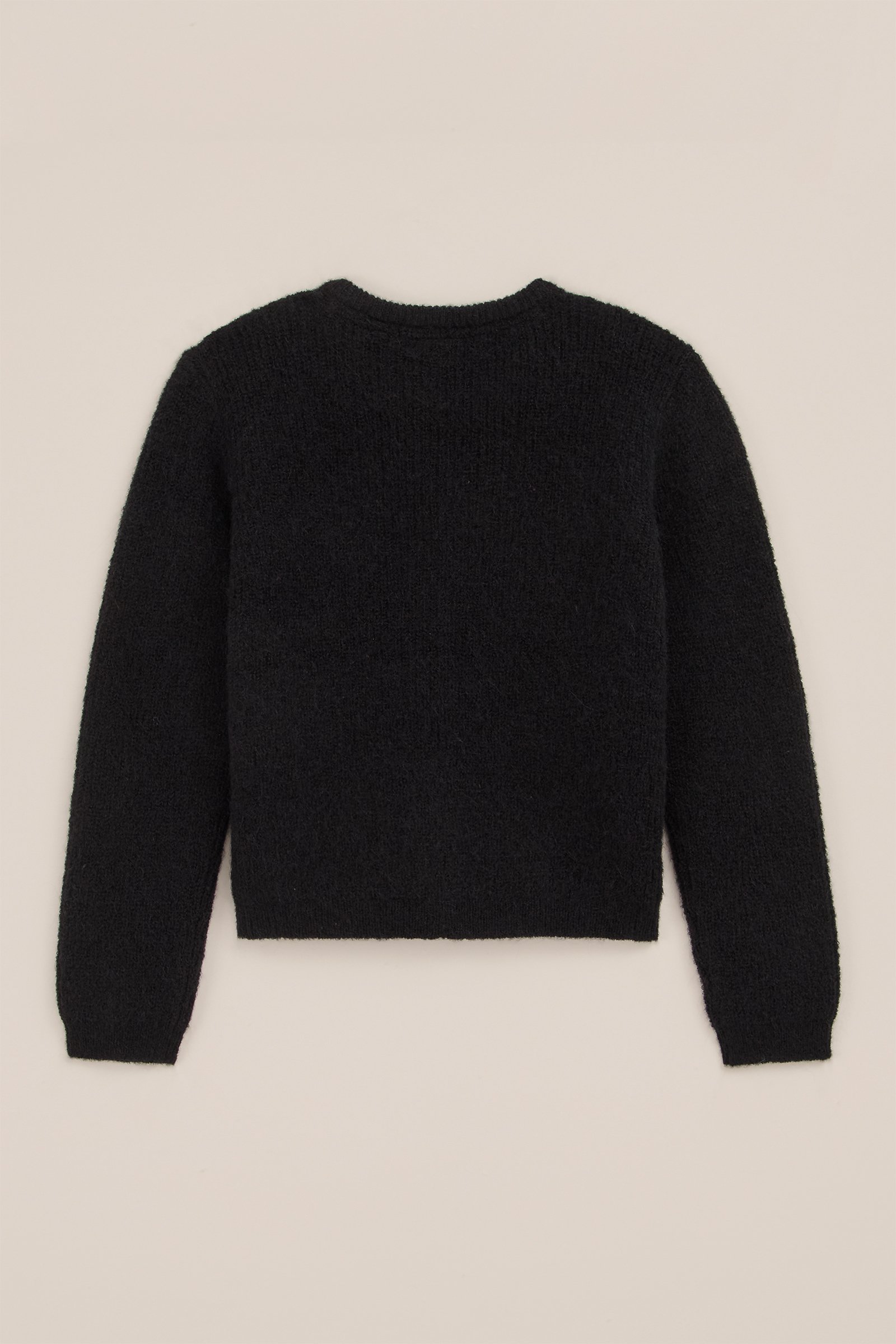 Meisjes gebreide vest WE Fashion Zwart