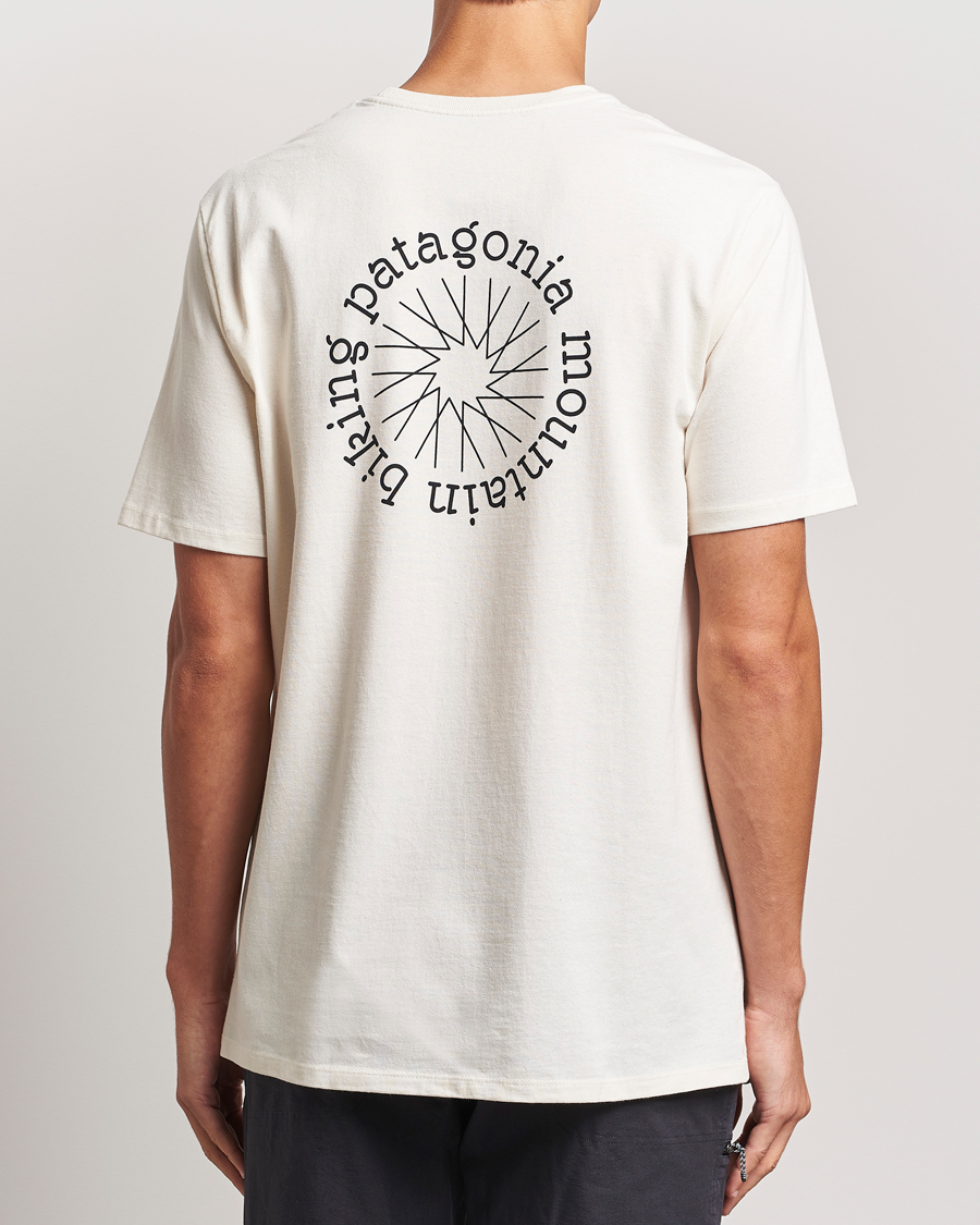 Patagonia Spoke Stencil Responsibili T-Shirt Birch White