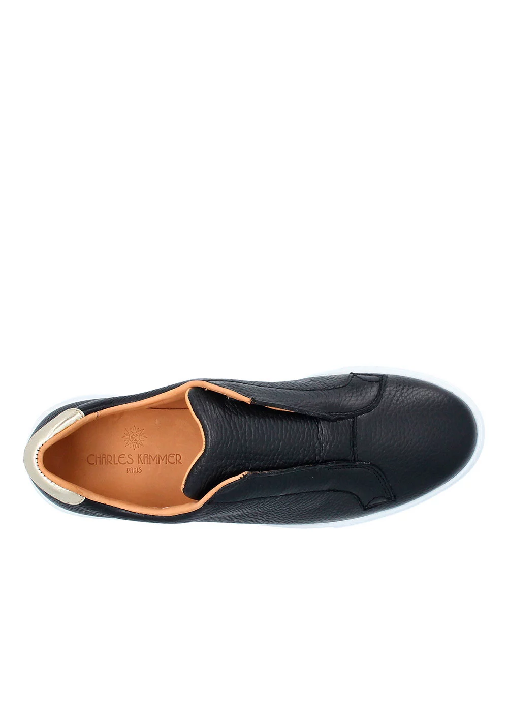 BASKET SLIPPERS TAYLOR CUIR NOIR