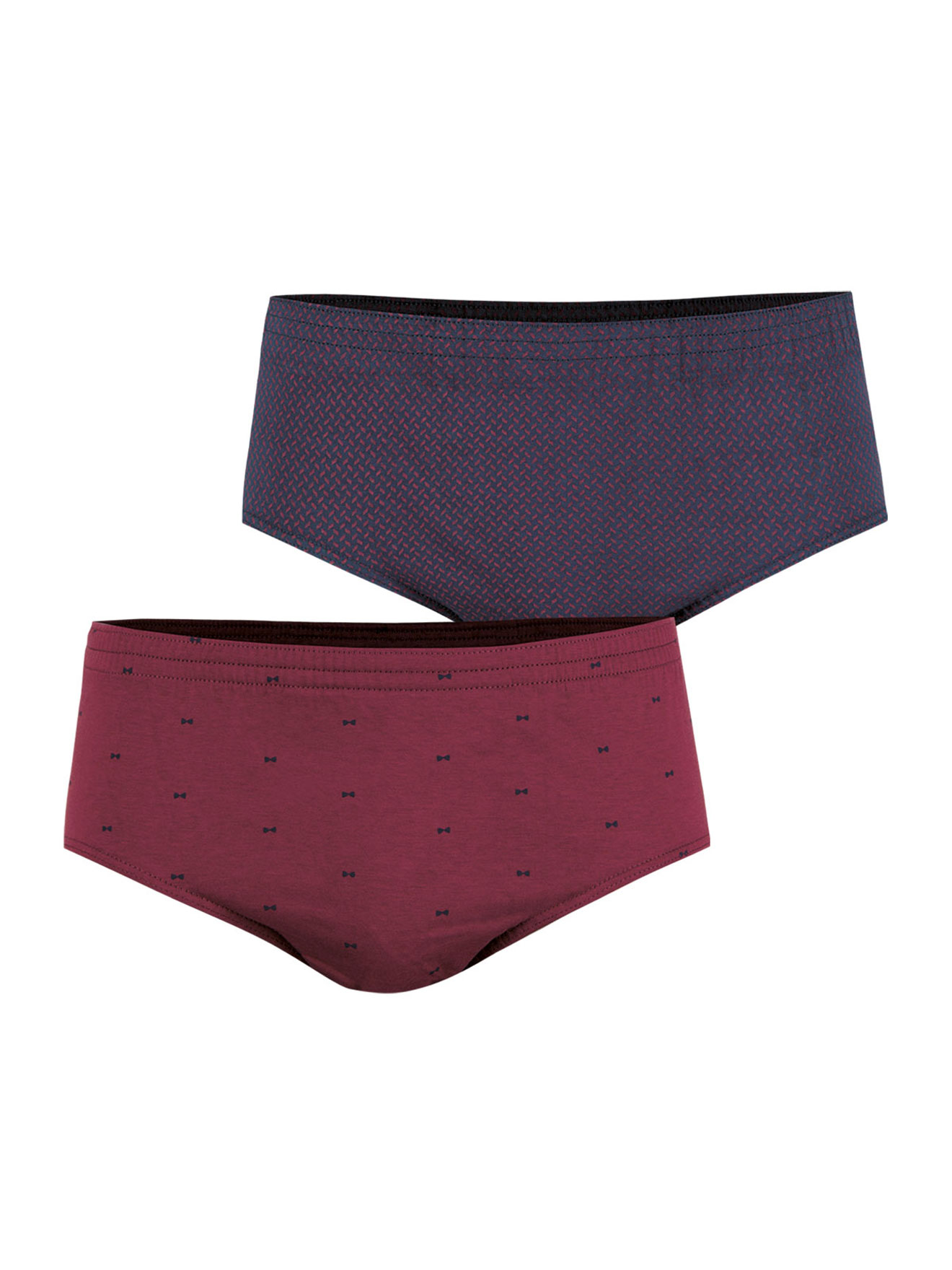 Lot 2 slips taille haute Duo Fantaisie