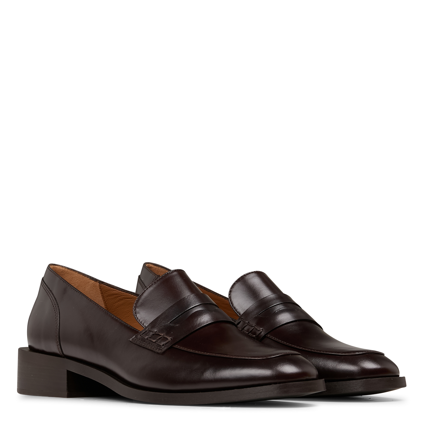 ROBIN - Mocassins en cuir| Marron