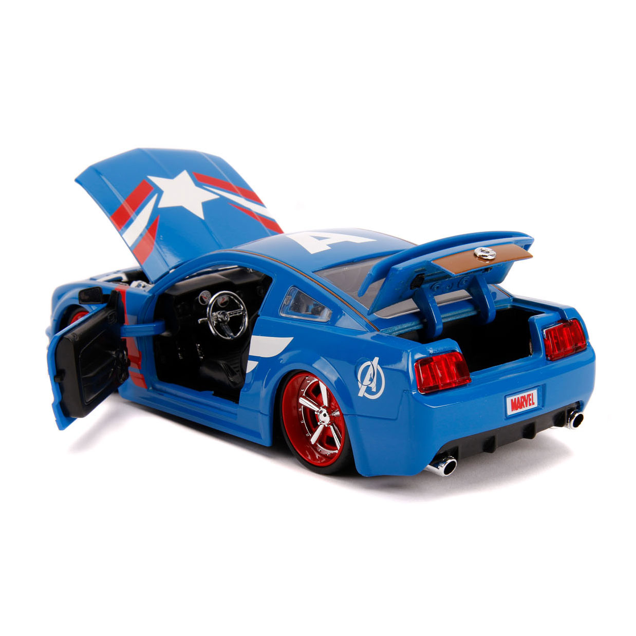Jada Avengers Captain America met Auto 1:24