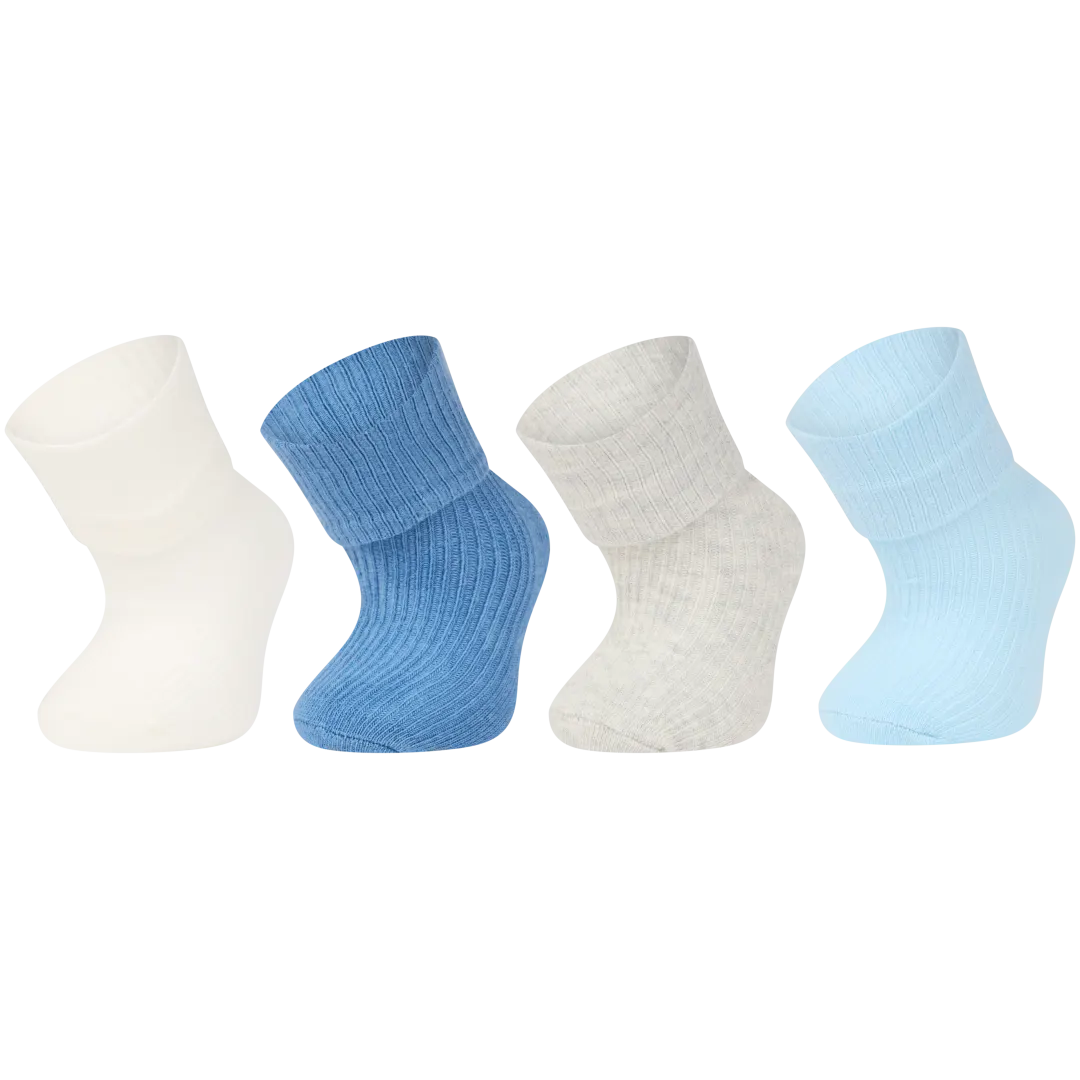 Hoodadoo babysokken Maten 56 - 86 | 4 paar | diverse varianten