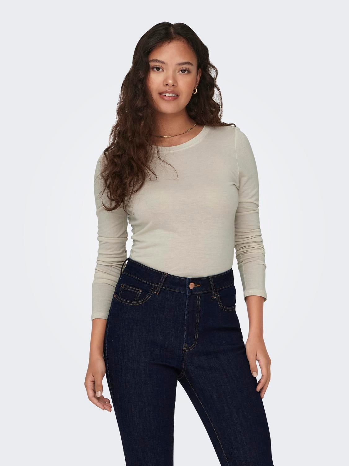 JDYSUMA Top Whitecap Gray