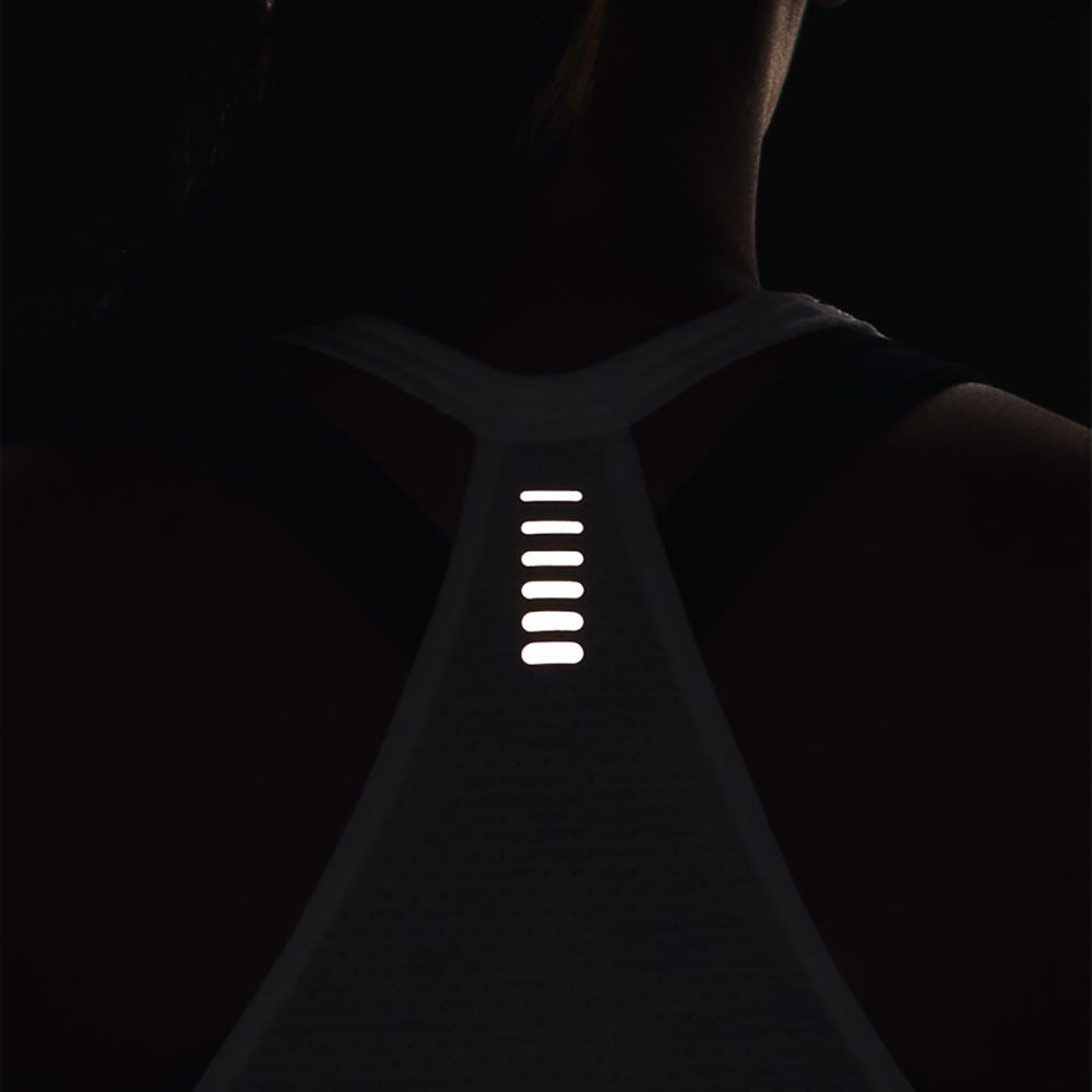 Under Armour STREAKER RUN - Débardeur Femme blanc
