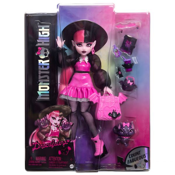 Mattel Monster High Draculaura com mascote