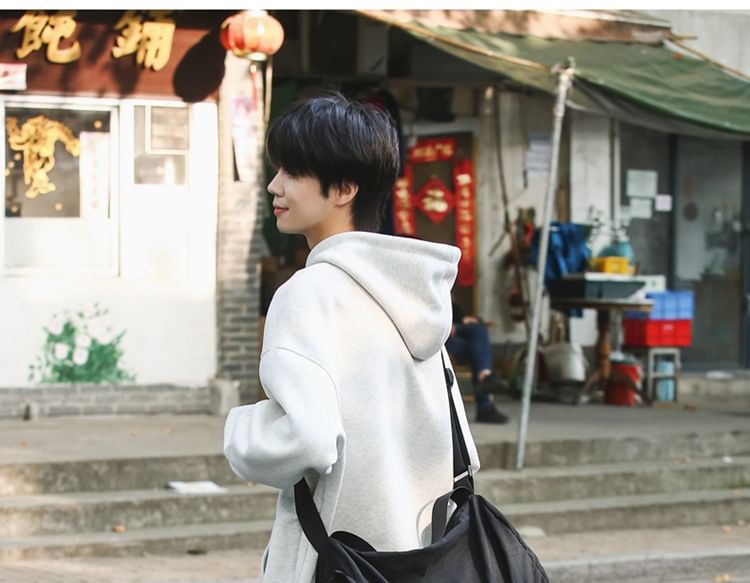 Hikuozy - Nylon Messenger Bag met kattenprint