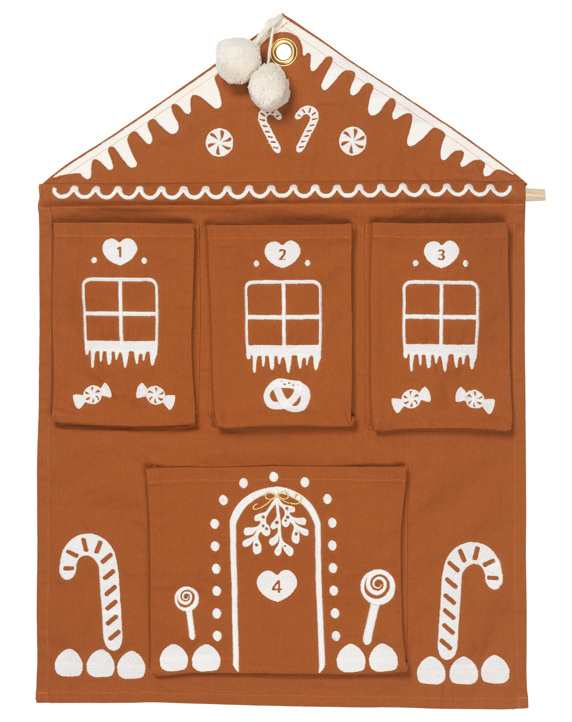 Adventskalender GINGERBREAD in braun
