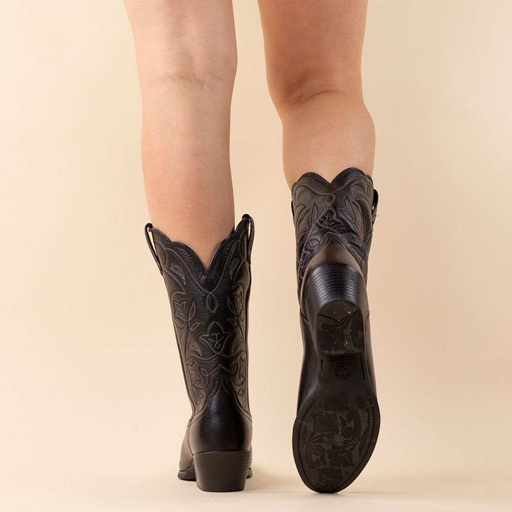 Ariat cowboylaarzen heritage western zwart