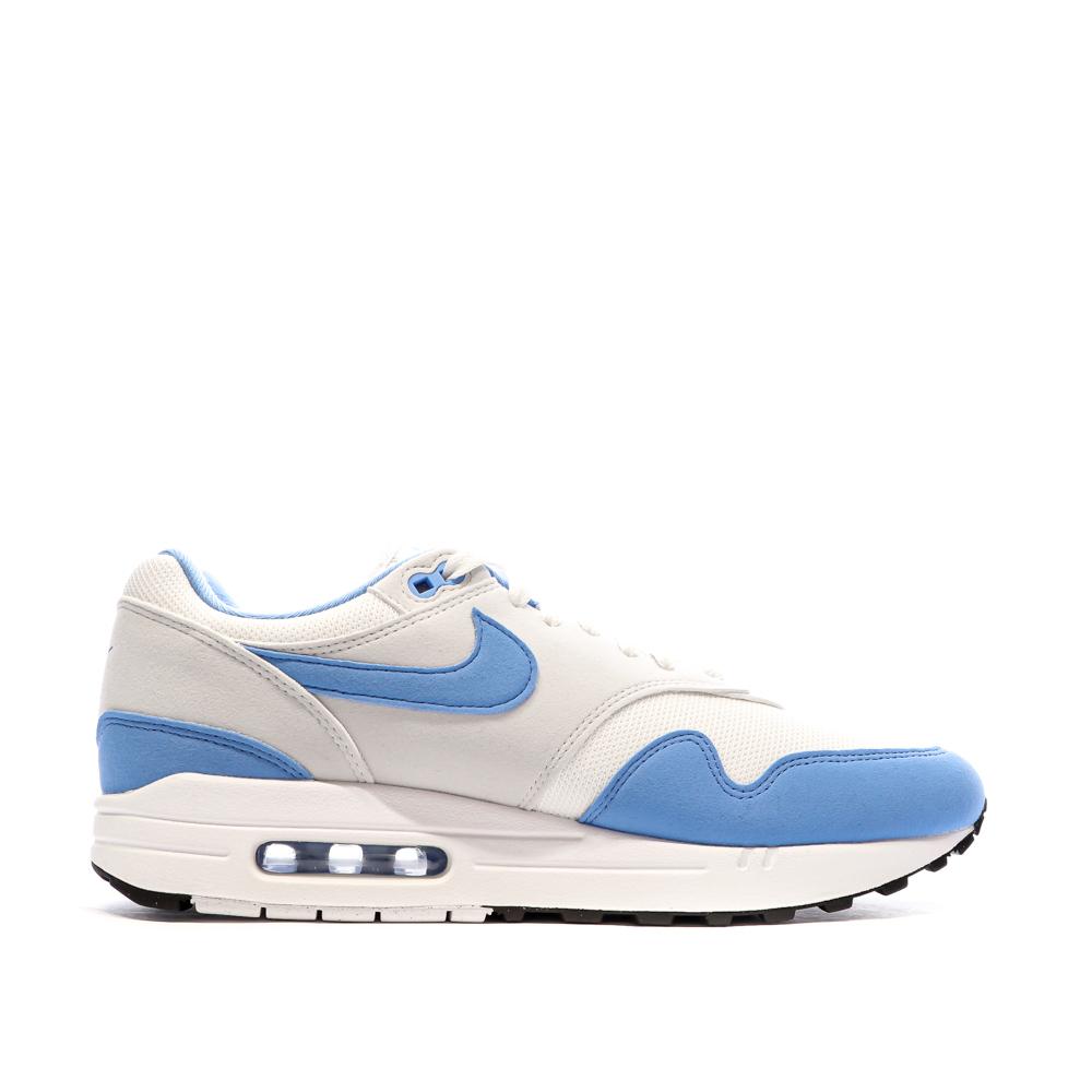 Nike Baskets Blanc/Bleu Homme Nike Air Max 1