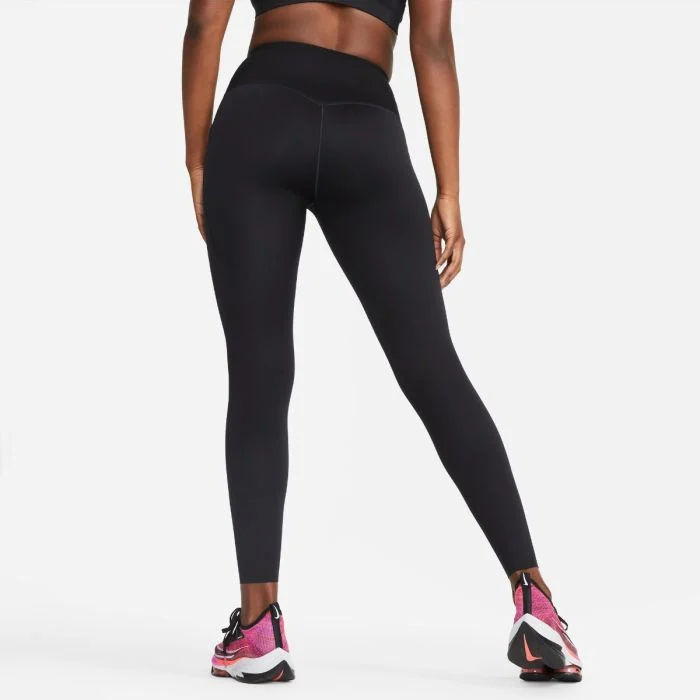 Nike Dame Lange tights Dri-Fit Go Mid-Rise Tight Sort