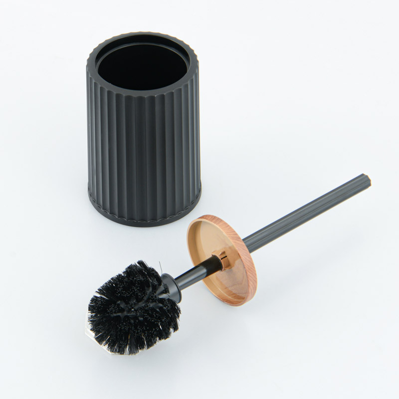 Brosse WC avec support 'Delphe' noir