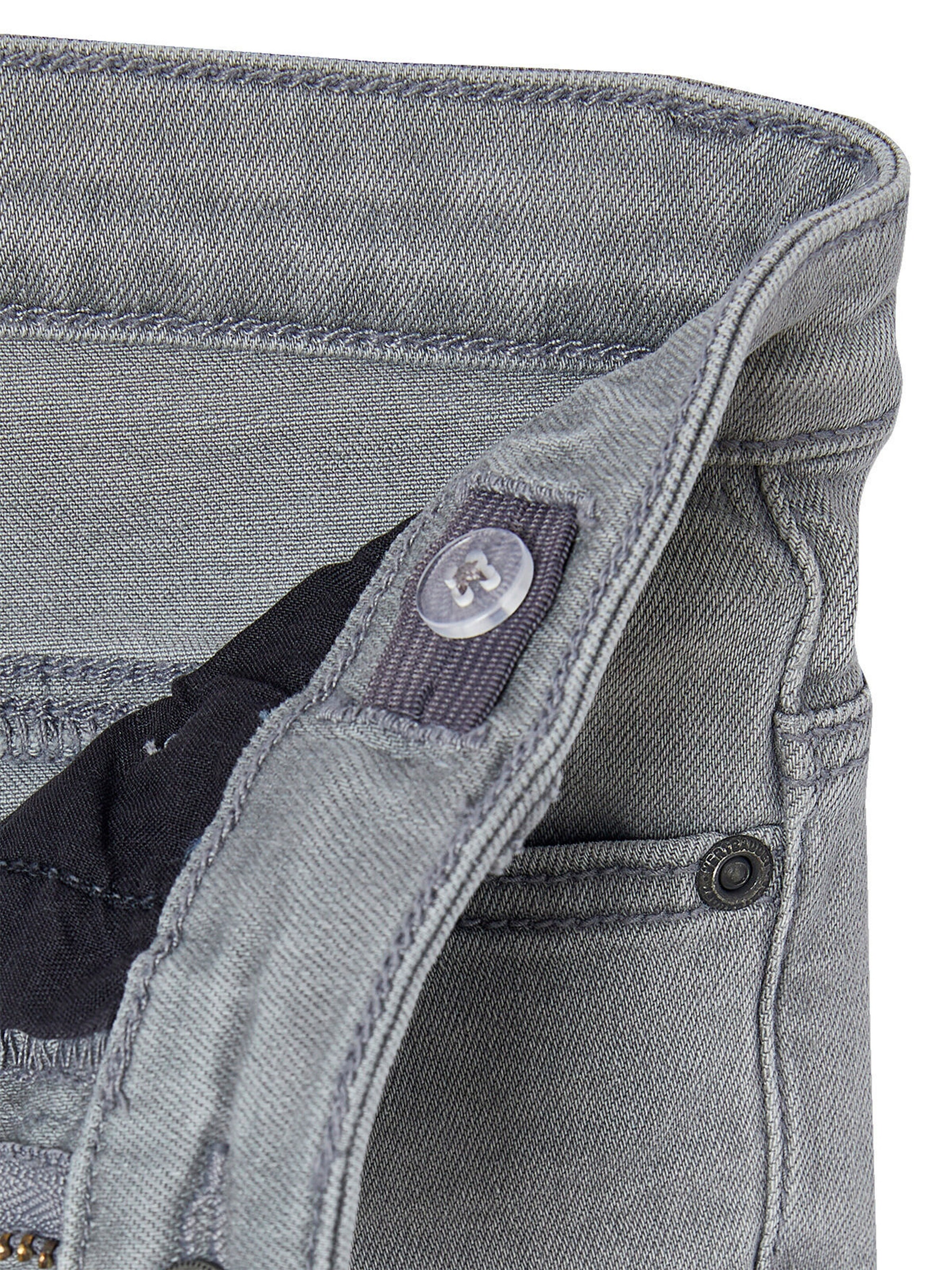 Vertbaudet Jungen Slim-Fit-Jeans WATERLESS, Hüftweite REGULAR, Bundweite verstellbar grauer denim