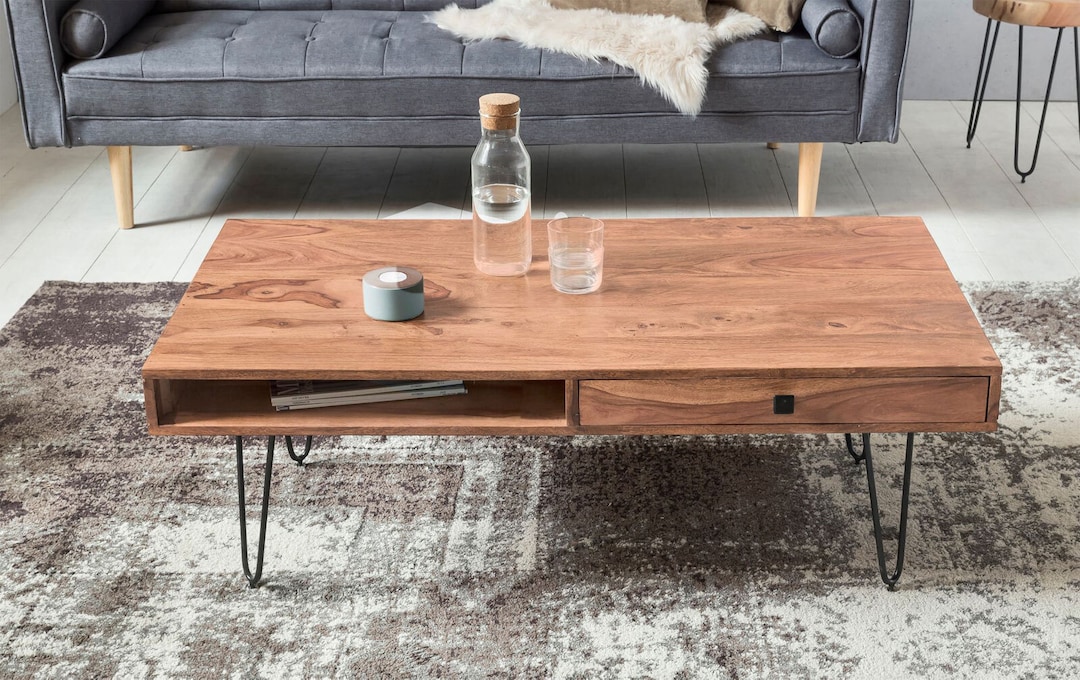 Couchtisch 120 x 60 cm Akazie