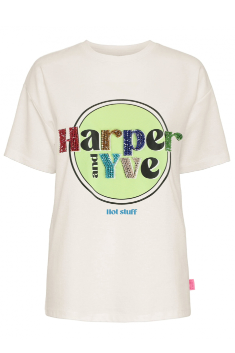 Harper & Yve ecru dames t-shirt