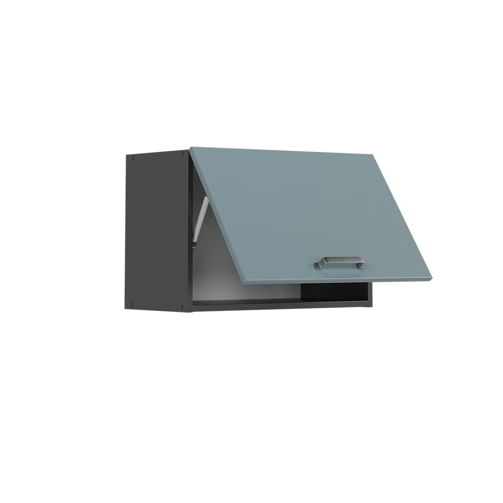 Vicco Hängeschrank flach Küchenschrank R-Line Solid Anthrazit Blau Grau 60 cm modern