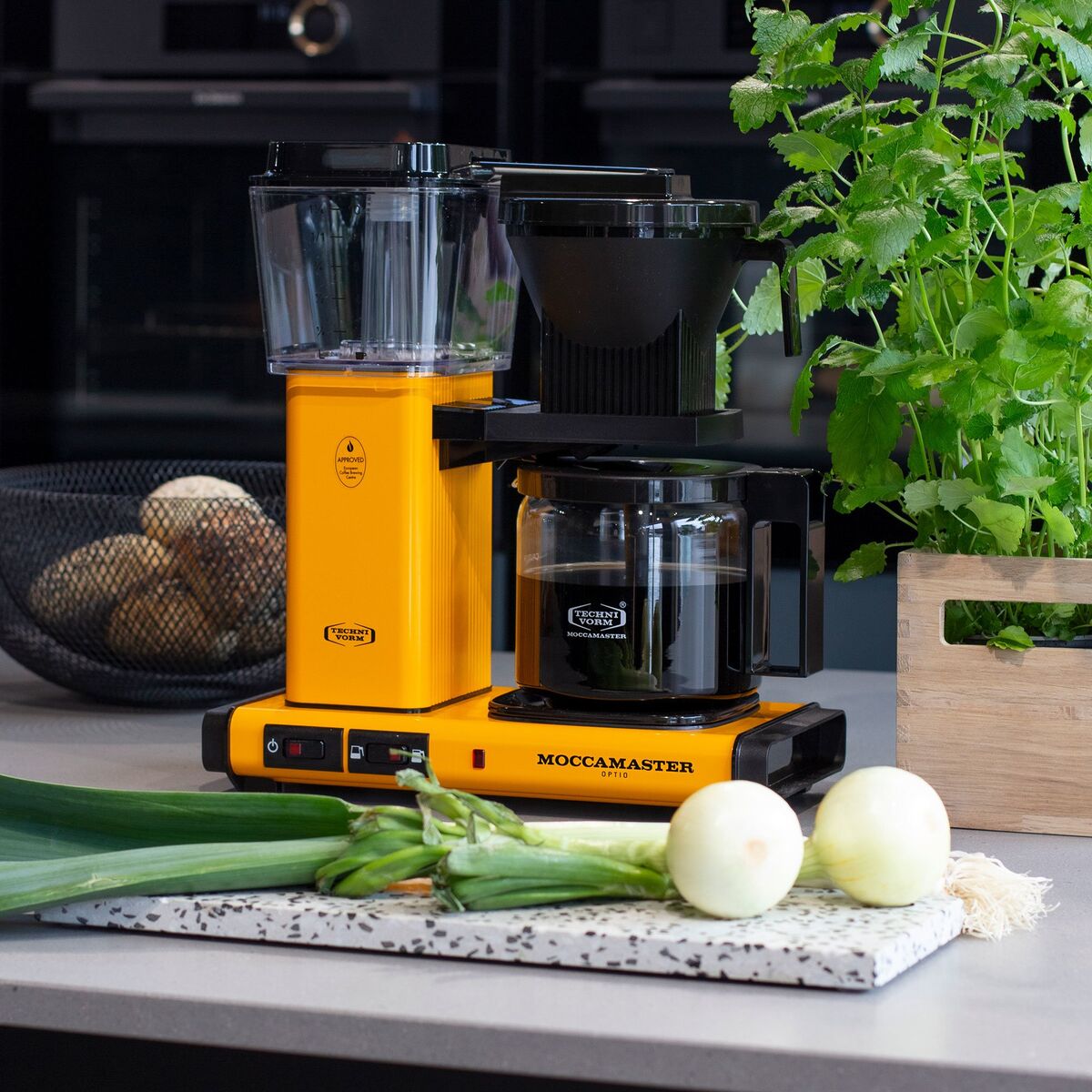 Optio kaffetrakter 1,25 liter, yellow pepper