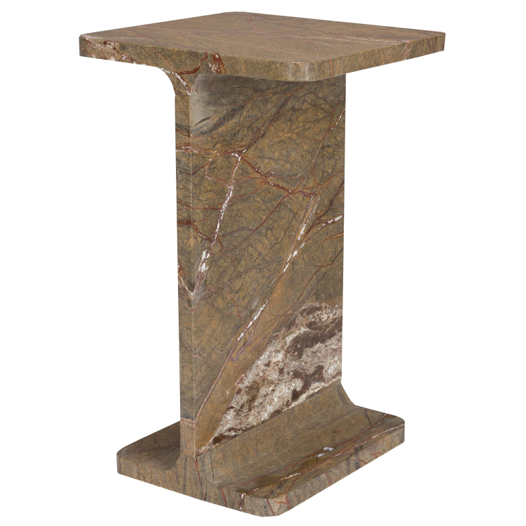 Dutchbone Satpura bijzettafel bruin marmer