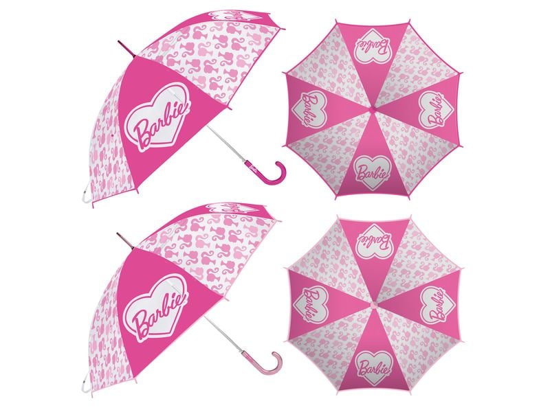Arditex Regenschirm Barbie 82 cm assortiert Kinder-Regenschirm