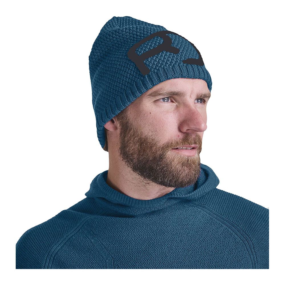 Ortovox ROCK'N'WOOL - Bonnet Homme petrol blue