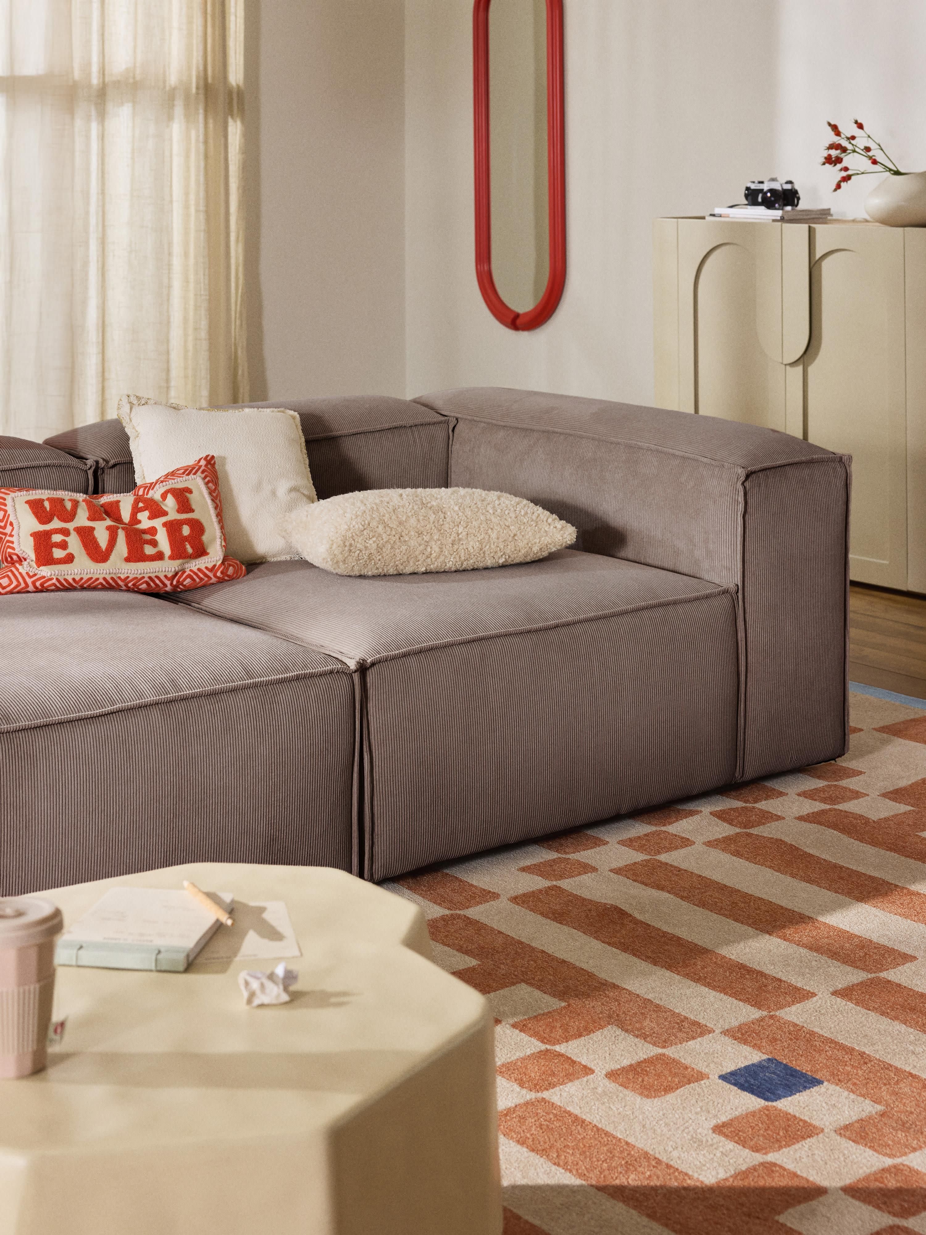 Modulaire bank Lennon (4-zits) van corduroy