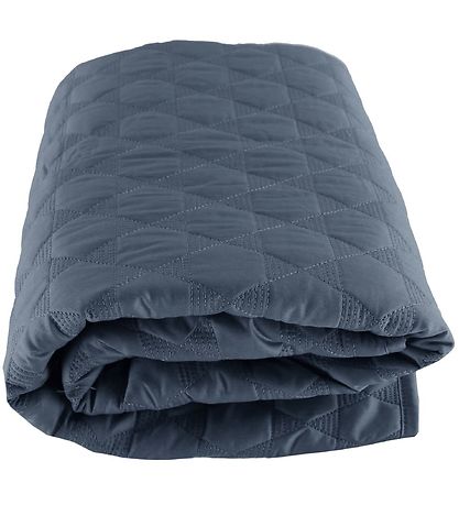 Smallstuff Leget?ppe - 100x100 - Quiltet St?lBlå m. Stjerner