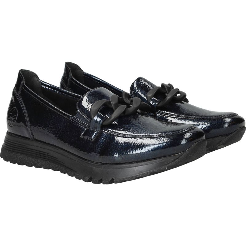 Rieker Loafers Blauw Dames