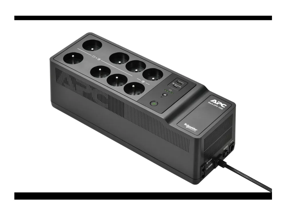 APC Back-UPS - UPS (vægmonterbar/overflademonterbar) - AC 230 V - 600 Watt - 1050 VA - output-stikforbindelser: 10