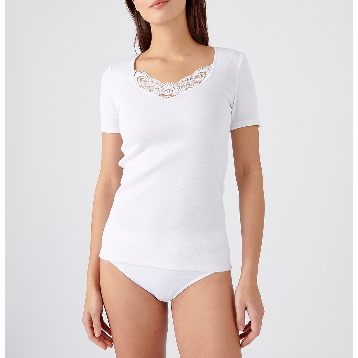 DAMART<br>Camiseta canelada Thermolactyl Nível de aquecimento 3