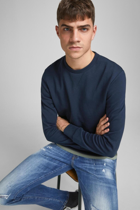 Jack & Jones blauwe heren sweater