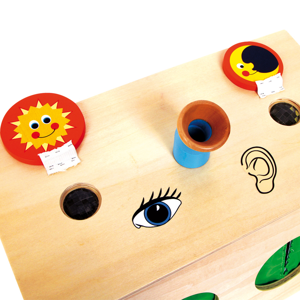 Small Foot-Houten Voelbox