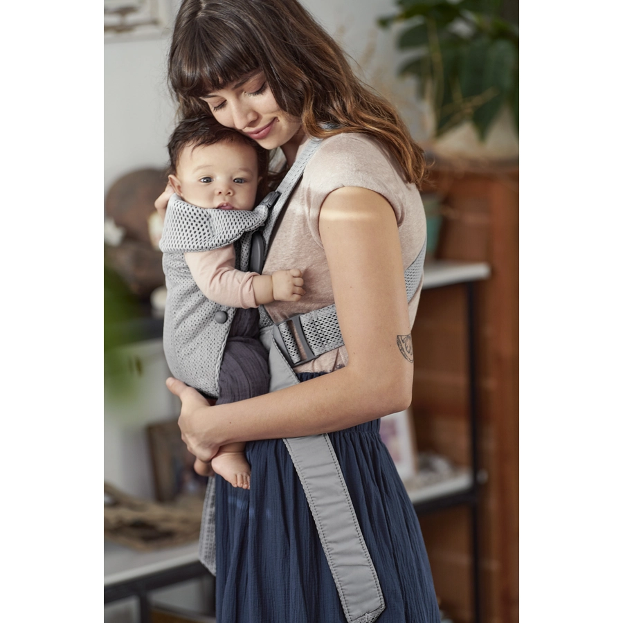 BABYBJÖRN Babytrage Mini Grau 3D Mesh