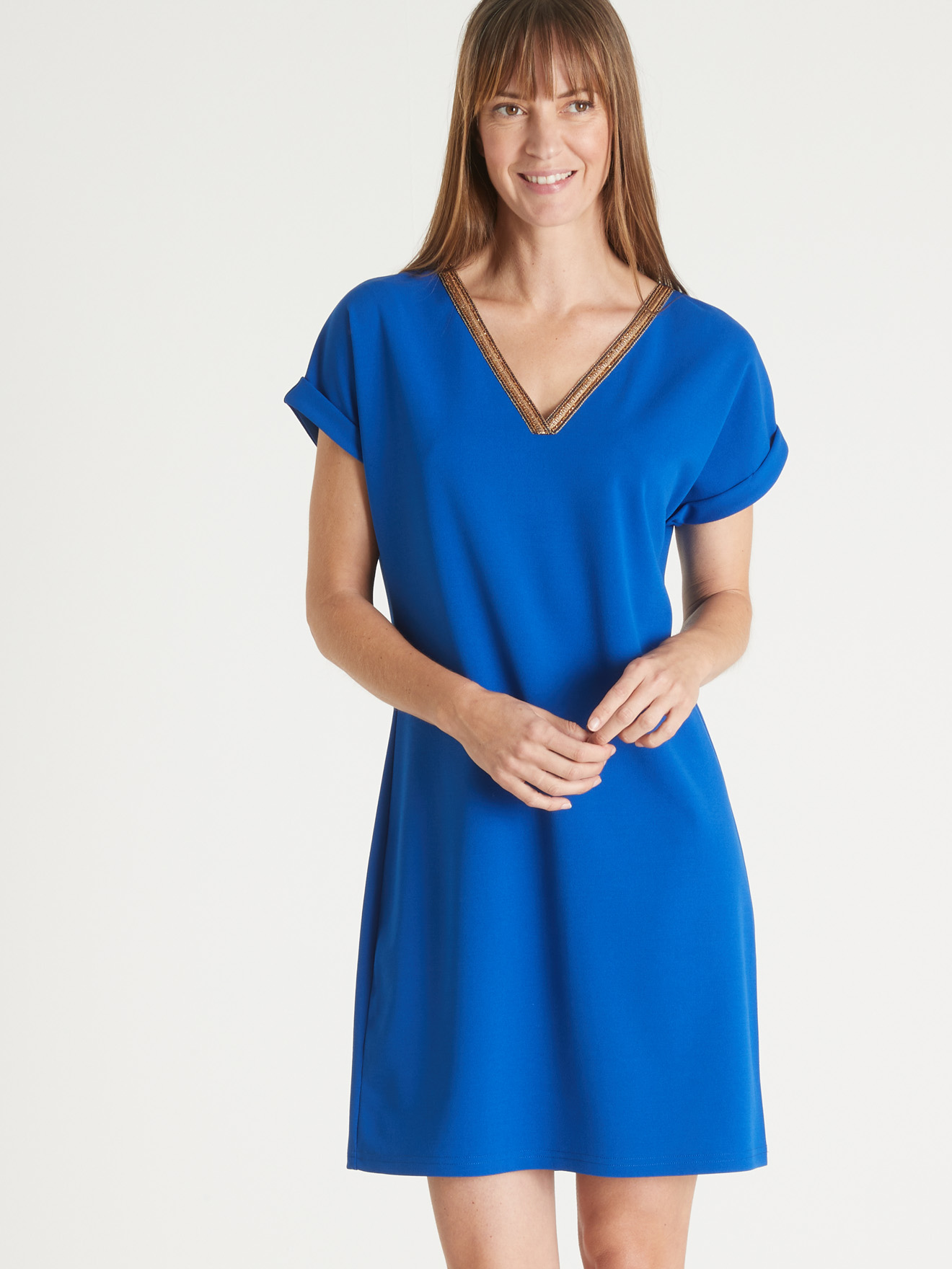 Robe housse en maille