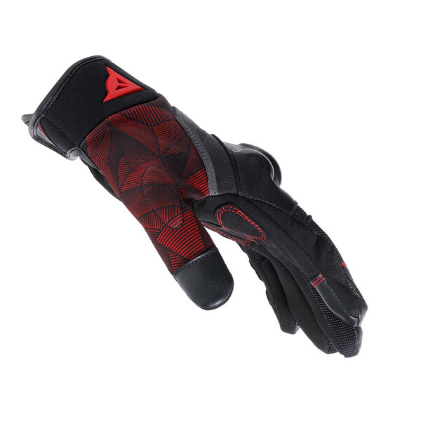 Dainese - Gants Ermex Noir / Rouge fluo