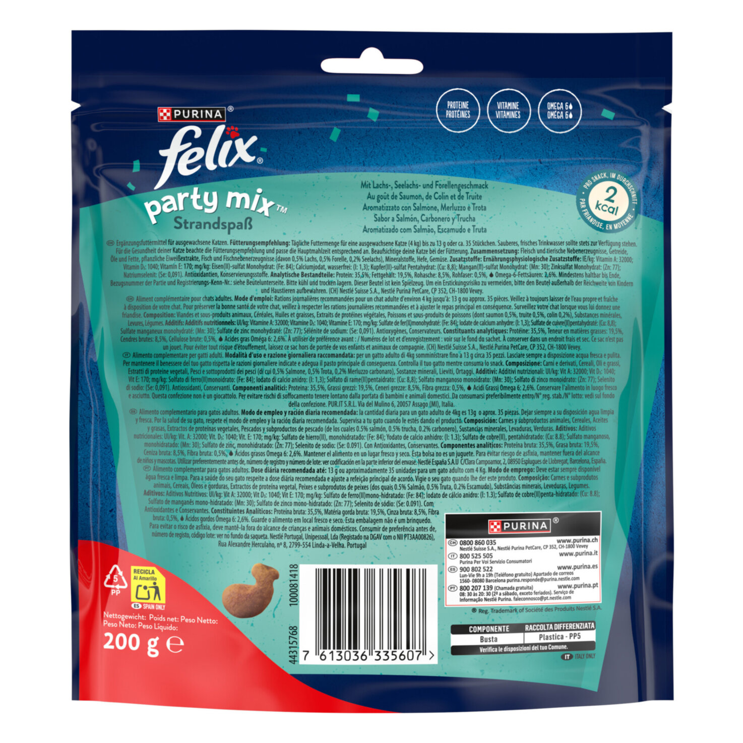Felix Katzensnack Party Mix Seaside