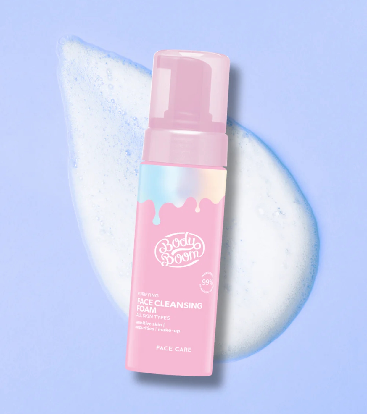 Bodyboom - *Basic Pink* - Espuma de limpeza facial - Todos os tipos de pele