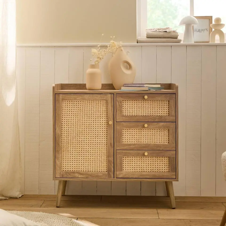 CALICOSY - Ladekast PALMO - Licht hout - 79,5x80x39 cm