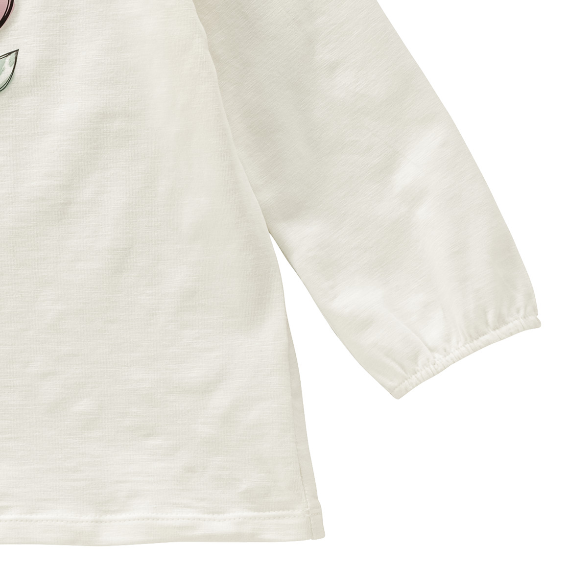 Topomini Baby Langarmshirt mit Blumen-Print cremeweiss