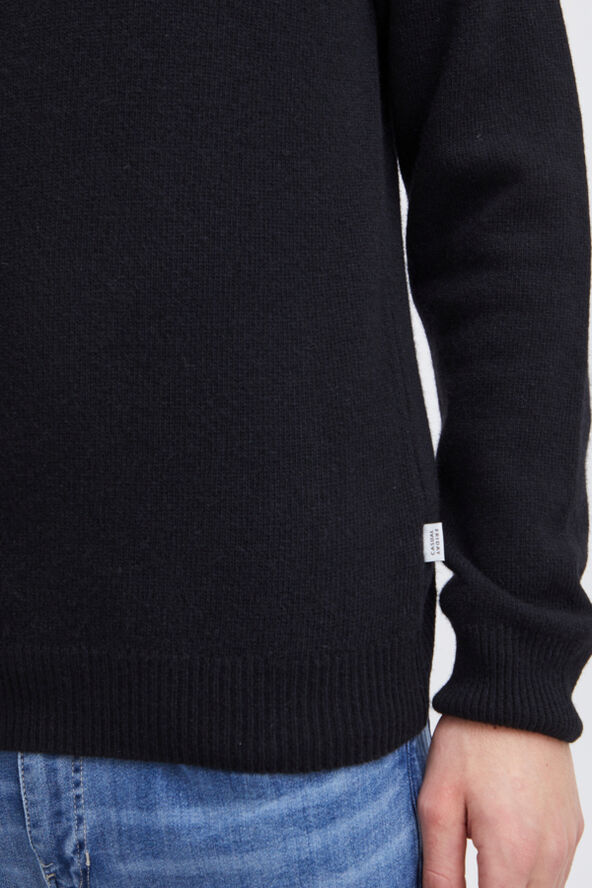 Casual Friday CFKARL crew neck bounty knit Anthracite black